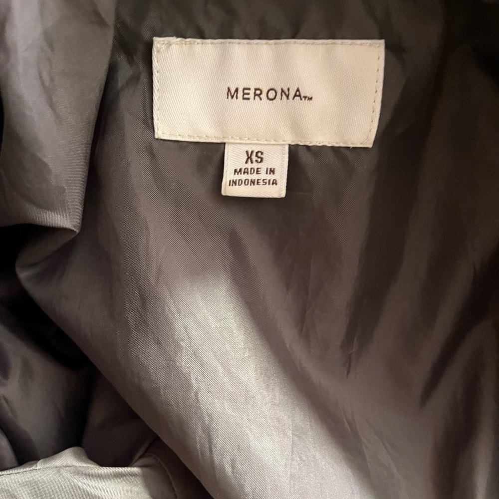 Merona Army Green Military Utility Jacket Sz XS - Picture 4 of 7